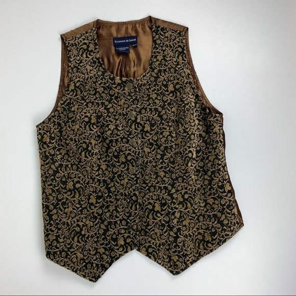TRISTAN & Iseut Damask Vest size Small - Picture 2 of 7